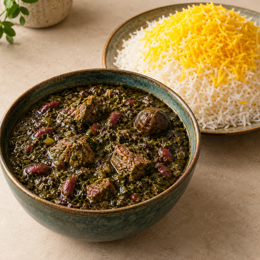 خورشت قورمه سبزی